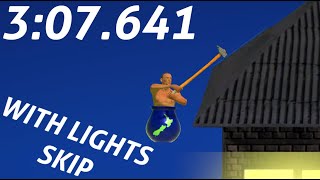 Getting Over It  Boxmans Struggle Map 307641 With New Lights Skip [upl. by Ekralc480]