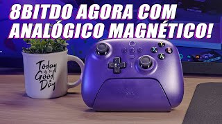 Controle 8BitDo com ANALÓGICO MAGNÉTICO Hall Effect  O que era bom ficou ainda melhor [upl. by Adirehs]