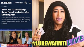 Carlee Russells lawyer admits she faked the whole thing  Lukewarm Ti LIVE [upl. by Acinad194]