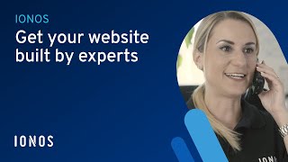 Get your website built by experts  IONOS [upl. by Ahtelrac452]