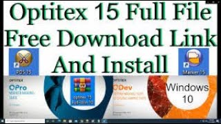 How to install optitex step by step in hindi [upl. by Soalokcin]