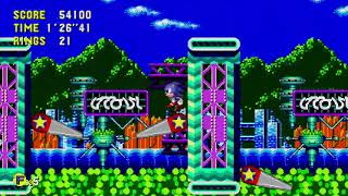 Sonic CD Decompilation Sonic CD Restored amp Knuckles Playthrough  All Zones Good Future at Start [upl. by Breeze961]