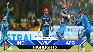 IND vs AFG Today Match Highlights India vs Afghanistan 3rd T20 Match Hindi Highlights [upl. by Adnalohs]