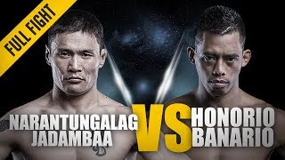 ONE Full Fight  Narantungalag Jadambaa vs Honorio Banario  Electrifying BackAndForth Battle [upl. by Sorilda350]