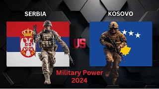 Serbia vs Kosovo Military Power Comparison 2024  Kosovo vs Serbia Military Power Comparison 2024 [upl. by Eneryt]