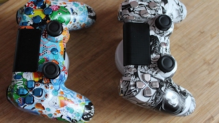 👽👽 tuto customisation peinture hydrographique sur manette ps4 👽👽 [upl. by Renmus]