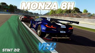 Our first good result  VEC Monza 8H  Division 1  Brabham Motorsports 83 GT3 [upl. by Netfa]