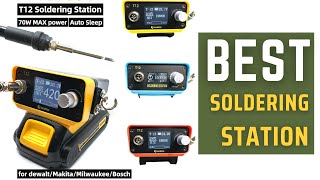 Best Soldering Station  PTS300D T12 Cordless Soldering Station Review [upl. by Kyne]