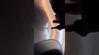 Dented car fender panel restoration [upl. by Wenoa124]