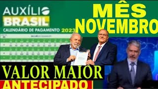 CALENDÁRIO DO AUXÍLIO BRASIL NOVEMBRO 2023 vai ser ANTECIPADO COM AUMENTO e ADICIONAL SAIBA AGORA [upl. by Ursuline]