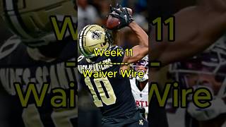 🏈 Waiver Wire Week 11 [upl. by Pearla45]