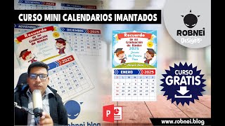 Curso para Crear Mini Almanaques Imantados [upl. by Annerol]