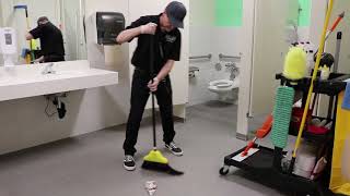 Janitorial Restroom Cleaning StepByStep Training [upl. by Silverman]