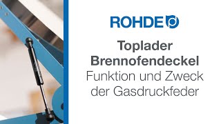 Die Gasdruckfeder am Brennofendeckel – Funktion Handhabung und Pflege [upl. by Mandal]