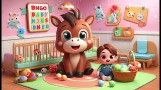 Bingo Babys First Pet  Fun Kids Song for Learning [upl. by Ahcsat297]