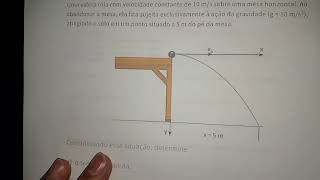 FÍSICA  Lançamento Horizontal exercícios [upl. by Nyliuqcaj120]