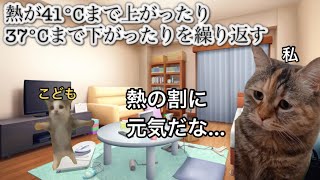 アデノウイルス感染症になったときの話【猫ミーム】 [upl. by Lolly]