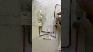 Two way switch connection kesay kare experiment tranding funny shorts ytshort [upl. by Vachell63]