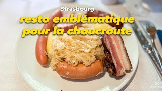 🍽 Où manger une bonne choucroute à Strasbourg [upl. by Patrice]