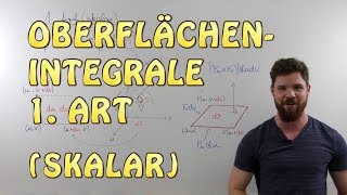 Oberflächenintegrale 1 Art skalar  Einfach Erklärt [upl. by Shreve130]