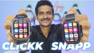 Fire Boltt Clickk Vs Fire Boltt Snapp🔥Best CamWatch🔥 fire boltt clickk smartwatch [upl. by Resaec]