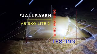 Wind Warning Tent Test Forecast 82mph  Gear Talk [upl. by Retsehc657]