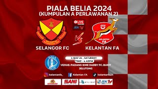 Live Selangor FC vs Kelantan FA  Piala Belia 2024 Perlawanan 2 Group A [upl. by Ellirpa869]