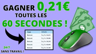 Gagner 021€ toutes les 60 Secondes Nouvelle Méthode   Gagner Argent Paypal Pour les Débutants [upl. by Neehsar]