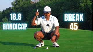 Can I break 45 as a High Handicap Golfer [upl. by Cressy]