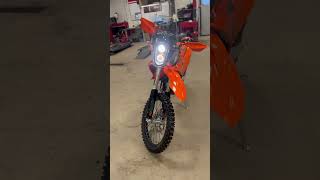 نمونه این موتور رو ندیدی😁ktm excf 2025 rally edition تعمیرات [upl. by Ellirpa]