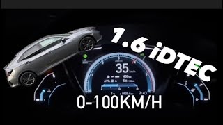 16 iDTEC 120 BHP 6 speed manual 2018 to 2022 Honda Civic 0100 kmh acceleration 0to100 [upl. by Almeeta40]