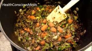 Warm French Lentils by Ina Garten  Barefoot Contessa  HealthConsciousMeals [upl. by Gruber388]