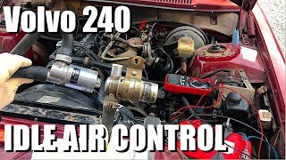 Diagnosing amp Replacing Idle Air Control Valve Volvo 240 [upl. by Lenor904]