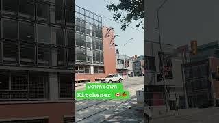 Downtown Kitchener 🍁 Canada 🇨🇦 minivlog ytshorts shortsviral shorts Reenu’s canada vibes [upl. by Eseekram]