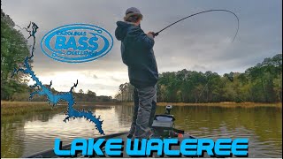 Lake WATEREE Bass FISHING Carolina Bass Challenge Tournament [upl. by Anasiul]