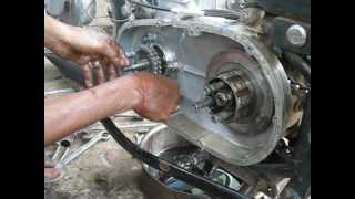 Royal enfield bullet engine disassembly [upl. by Gilford596]