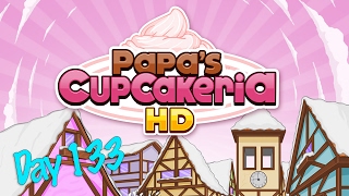 Papas Cupcakeria HD Day 133  iOSAndroid Gameplay [upl. by Naam]