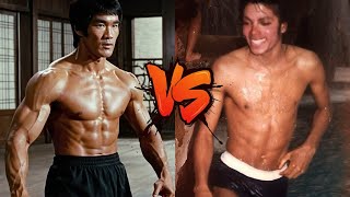 Bruce Lee VS Michael Jackson Transformation 2024 ⭐ Who Is Better [upl. by Iormina243]