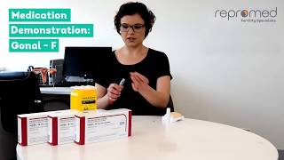 GonalF Medication Demonstration [upl. by Jeannette]