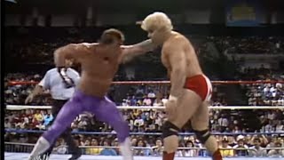 FULLLENGTH MATCH  Wrestling Challenge1987  Brutus Beefcake vs Dino Bravo [upl. by Zephan121]