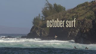 Surfing October Waves  Maui Hawaii  2024 [upl. by Tomkins]