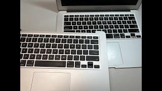 Macbook Air A1466 Full Assembly Keyboard Touchpad Replacement [upl. by Imojean]