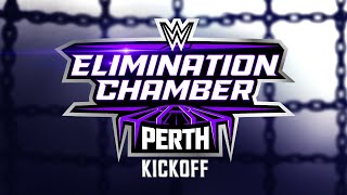 Elimination Chamber Perth Kickoff February 24 2024 [upl. by Oirifrop]