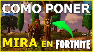 Cómo Poner la Mira en Fortnite Nintendo Switch PS5 2024 [upl. by Ialocin]