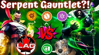 R3 Count Nefaria VS Serpent Gauntlet 1 Million HP Serpent Boss New CCP Beta Testing Map  MCOC [upl. by Leiser]