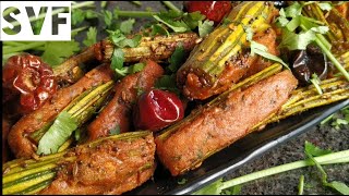 Stuffed Drumstick Fry Recipe  How To Make Stuffed Drumstick Fry Recipe  chef Harish Kannan🔥SVF🔥 [upl. by Duwalt]