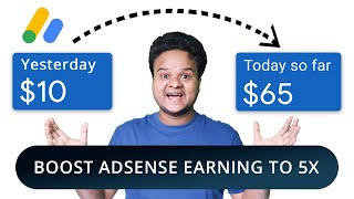 How To Increase Google Adsense Earning To 5X  Increase AdSense CTR CPC  Ad Setup Hindi [upl. by Boelter]