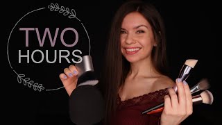 ASMR • 2 HOURS Intense Mic Brushing for Sleep  No Talking PART 2 [upl. by Stine516]