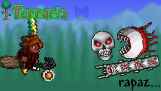 Terra Blade vs Bosses Mecânicos Repostado  Edição melhor Terraria Mobile [upl. by Nylannej]