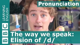 👄 Tims Pronunciation Workshop Why does the d sound sometimes disappear [upl. by Atteve]